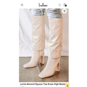 Lulus lorlia almond square toe boots